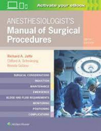 Anesthesiologist's Manual Of surgical Procedures