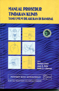 Manual Prosedur Tindakan Klinis