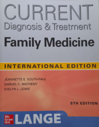 Current Diagnosis & Treatment Family Medicine