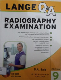 Lange Q&A Radiography Examination W/Cd 9E