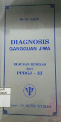 Buku saku Diagnosis Gangguan Jiwa