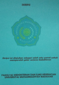 Skripsi : HUBUNGAN KUALITAS TIDUR DENGAN NYERI KEPALA PRIMER PADA MAHASISWA FAKULTAS KEDOKTERAN UNIVERSITAS MUHAMMADIYAH MAKASSAR ANGKATAN 2012 DAN 2015