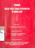 Pedoman Uraian Tugas Tenaga Perawatan Di Rumah Sakit