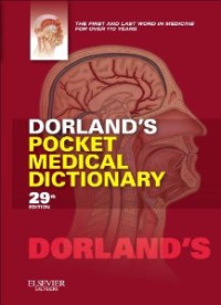 Image of Dorland'S Pocket Medical Dictionary 29E
