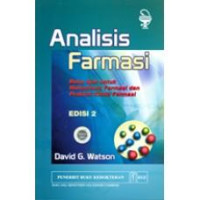 Image of Analisis Farmasi, Ed. 2