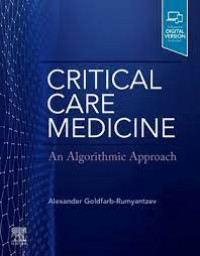 Image of Critical Care Medicine An Algorithmic Approach