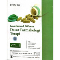 Image of Goodman & Gilman; Dasar Farmakologi Terapi Ed. 10 Vol. 2