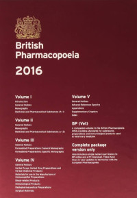 Image of British Pharmacopoeia 2016 Volume 1