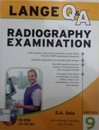 Image of Lange Q&A Radiography Examination W/Cd 9E
