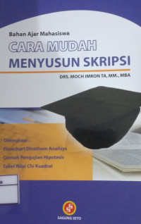 Image of Bahan Ajar Mahasiswa Cara Mudah Menyusun Skripsi
