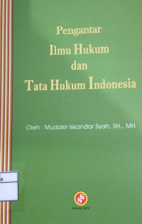 Image of Pengantar Ilmu Hukum & Tata Hukum Indonesia