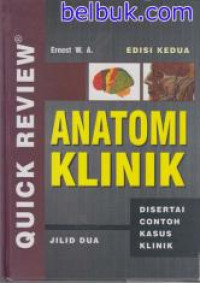 Image of Quick Review Anatomi Klinik Ed.2 Jl.2-Hc-Tl