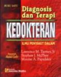Image of Diagnosis dan Terapi kedokteran (Buku I):Ilmu penyakit Dalam